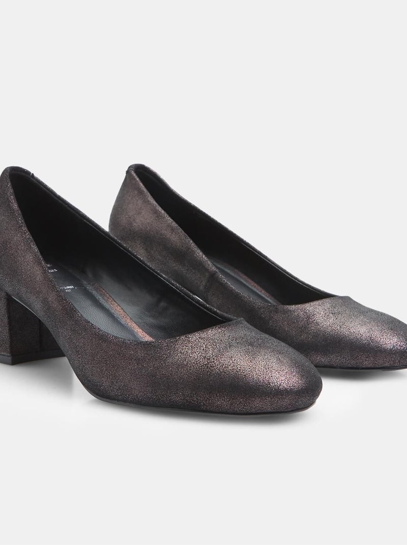 Escarpins en cuir BATA Marron - Kiabi