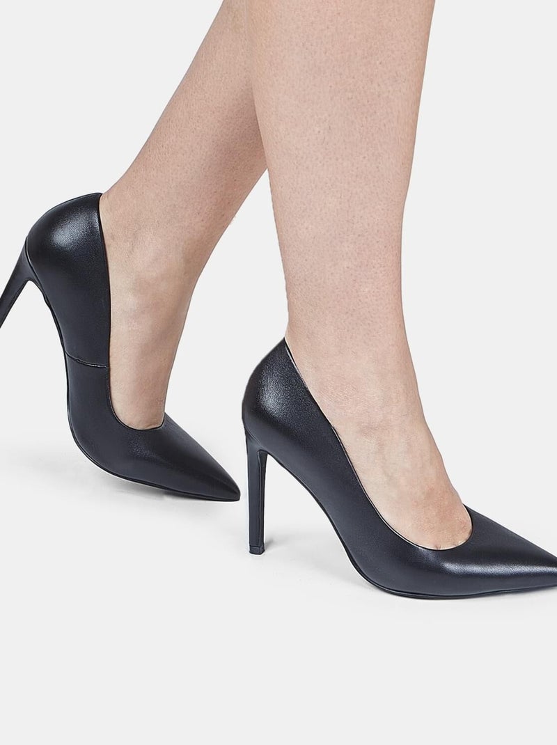 Escarpins en cuir  BATA Noir - Kiabi