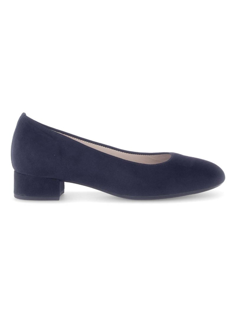 Escarpins  en cuir Bleu - Kiabi