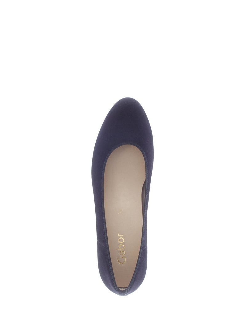 Escarpins  en cuir Bleu - Kiabi