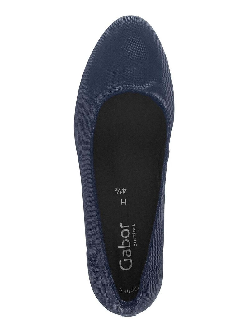 Escarpins  en cuir Bleu - Kiabi