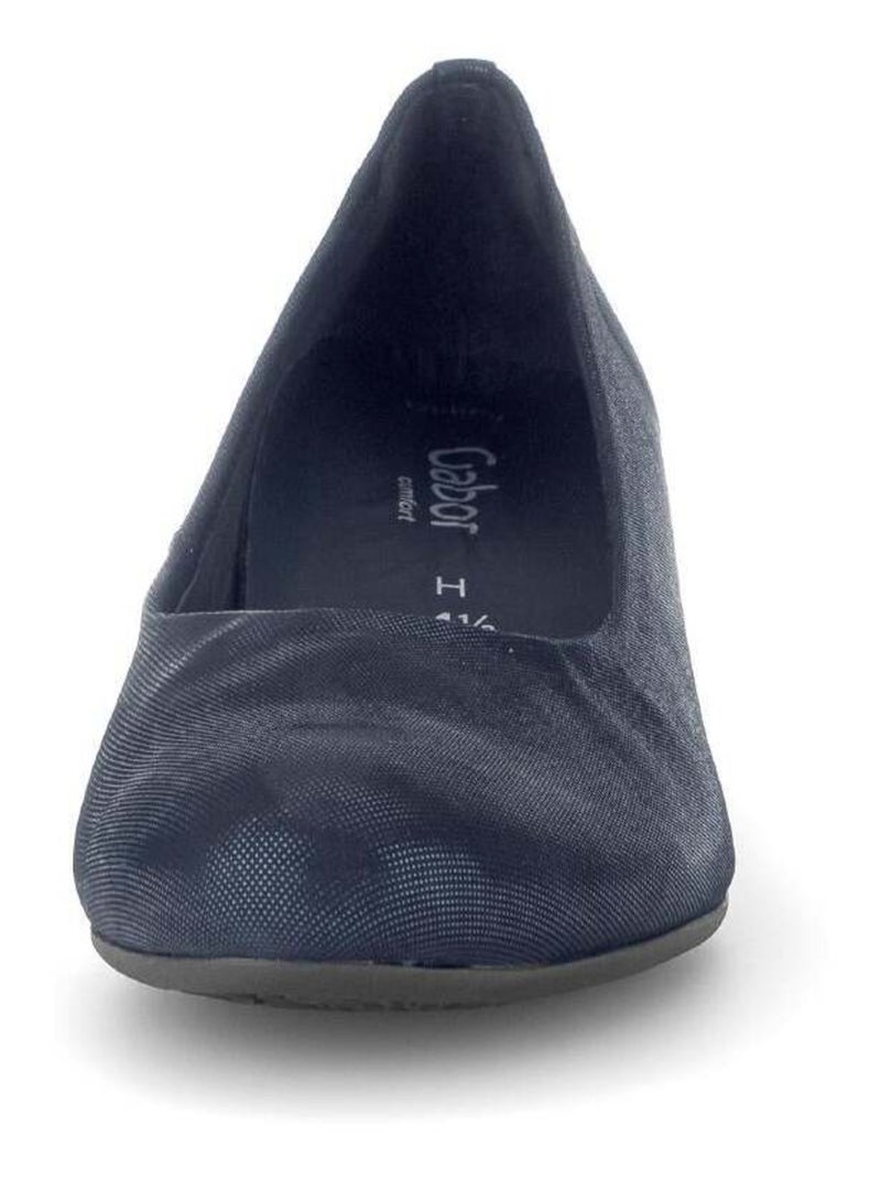 Escarpins  en cuir Bleu - Kiabi