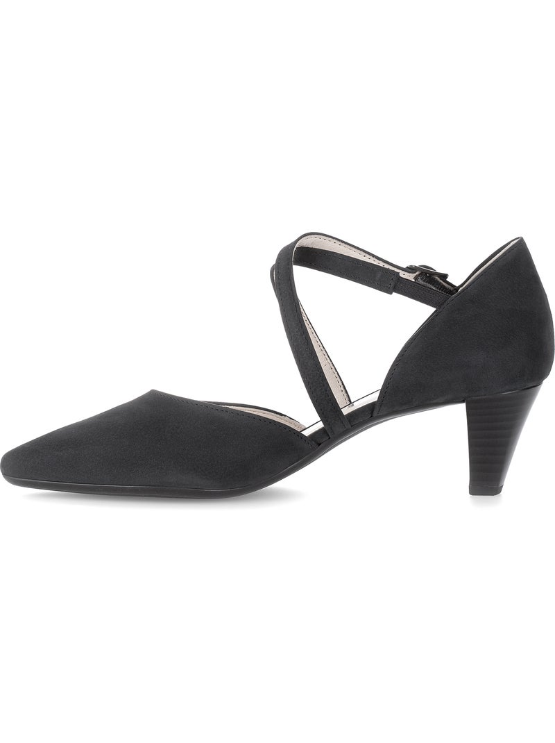 Escarpins  en cuir Bleu - Kiabi