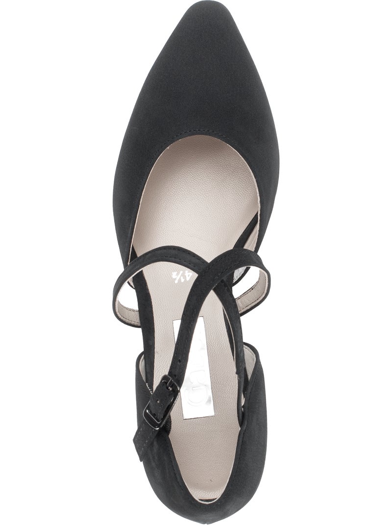 Escarpins  en cuir Bleu - Kiabi