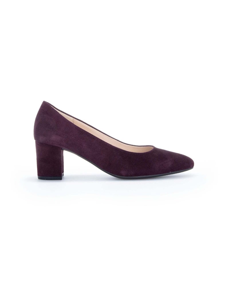 Escarpins  en cuir Gabor Bordeaux - Kiabi