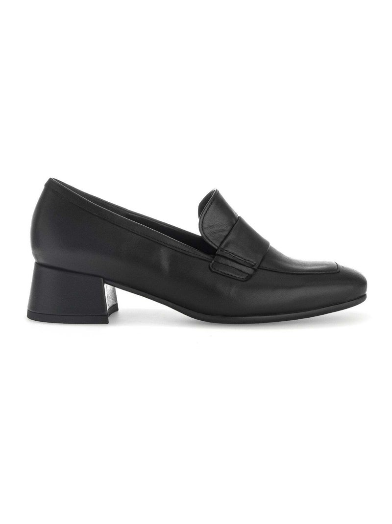 Escarpins  en cuir lisse Gabor Noir Noir - Kiabi