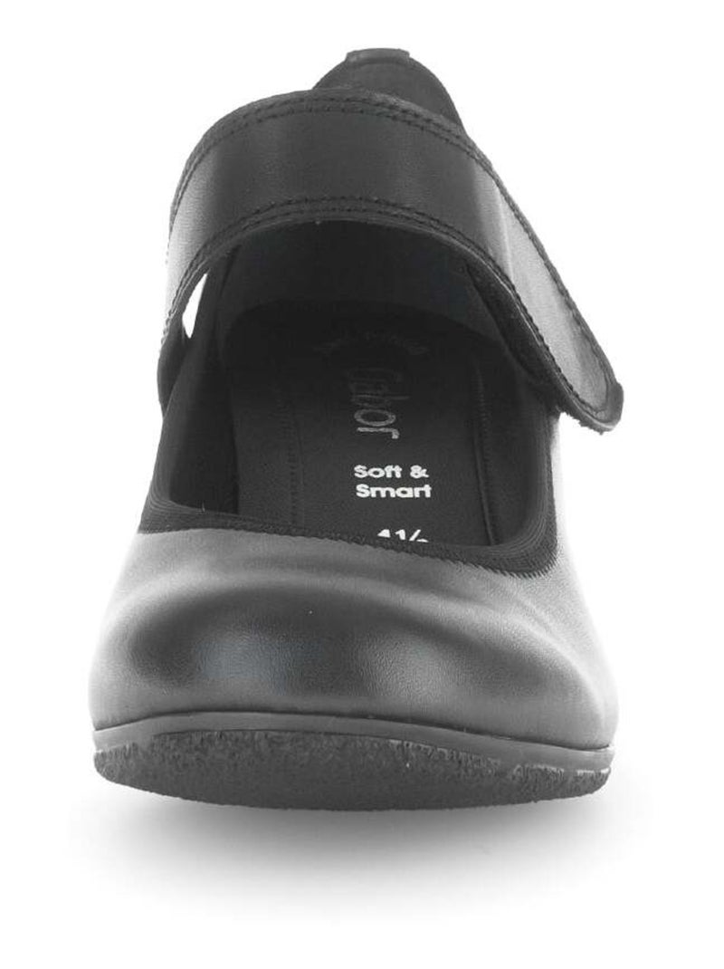 Escarpins  en cuir lisse Gabor Noir Noir - Kiabi