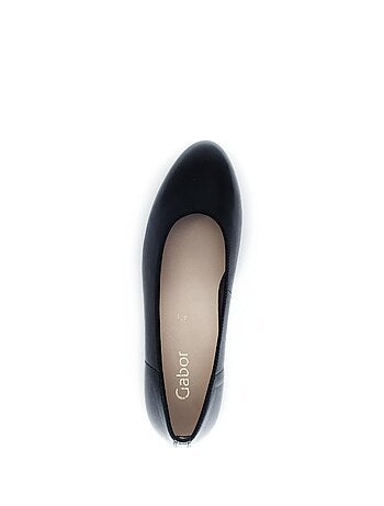 Escarpins en cuir lisse