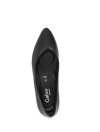 Escarpins en cuir lisse