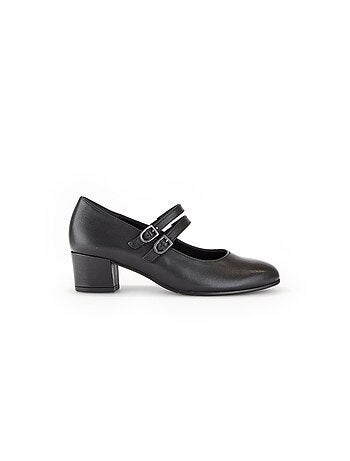 Escarpins en cuir lisse