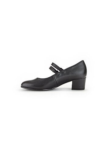 Escarpins en cuir lisse