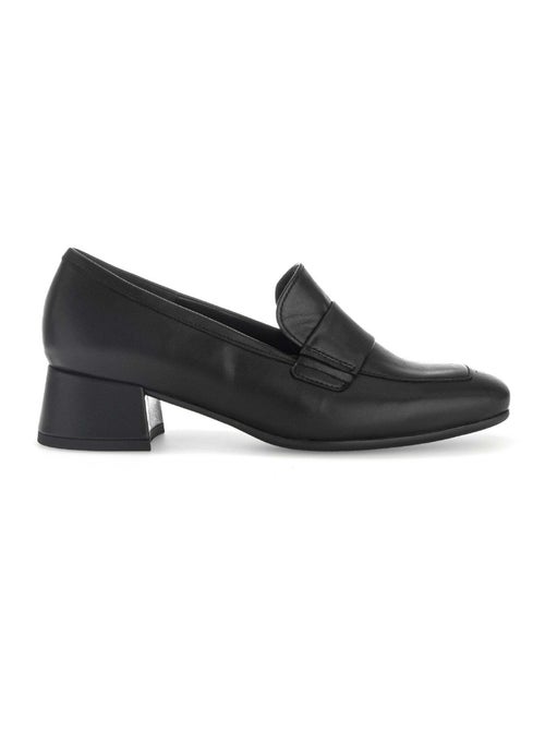 Escarpins  en cuir lisse - Kiabi
