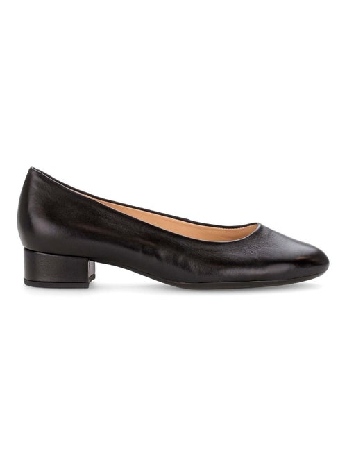 Escarpins  en cuir lisse - Kiabi