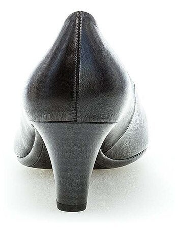 Escarpins en cuir lisse