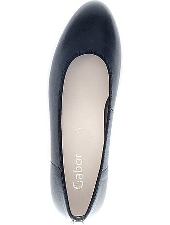 Escarpins en cuir lisse