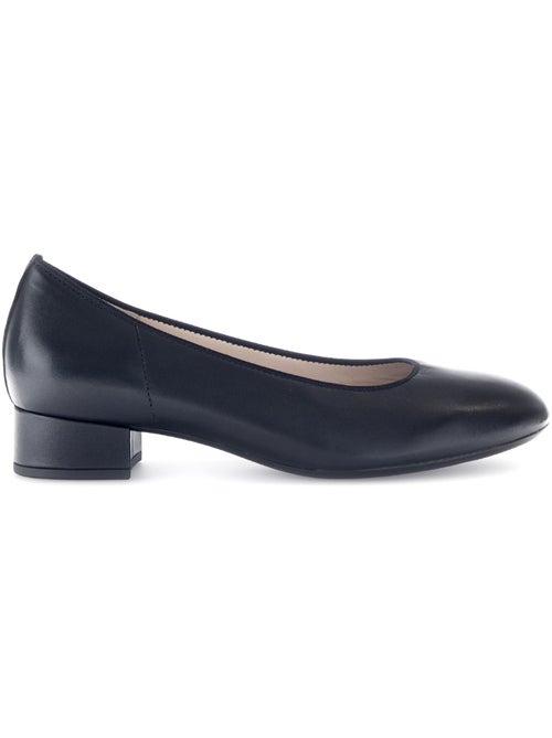 Escarpins  en cuir lisse - Kiabi