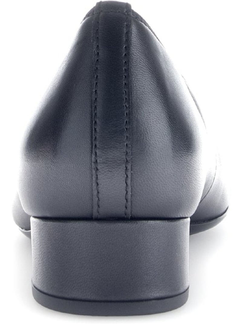 Escarpins  en cuir lisse Noir Noir - Kiabi