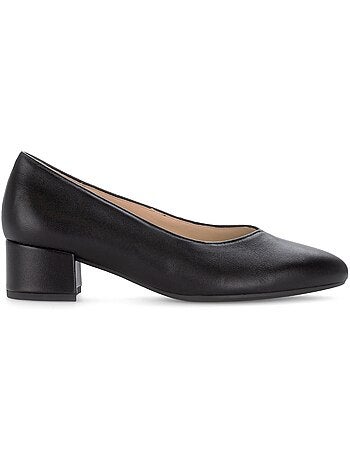 Escarpins en cuir lisse