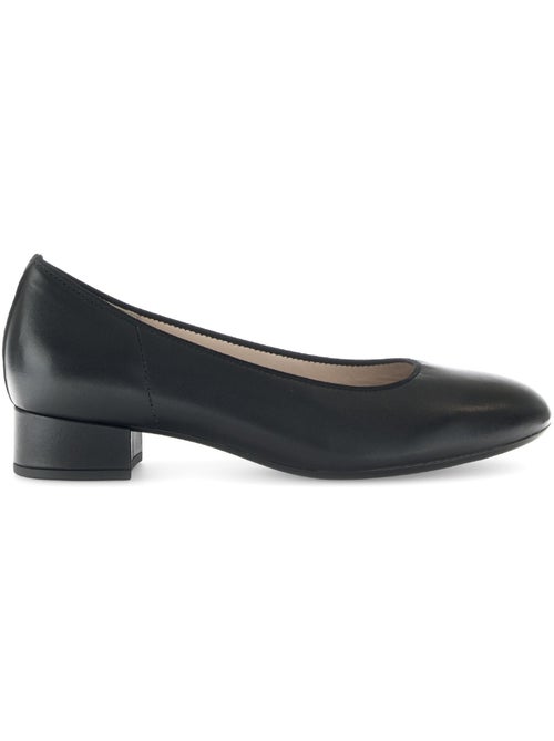 Escarpins  en cuir lisse - Kiabi