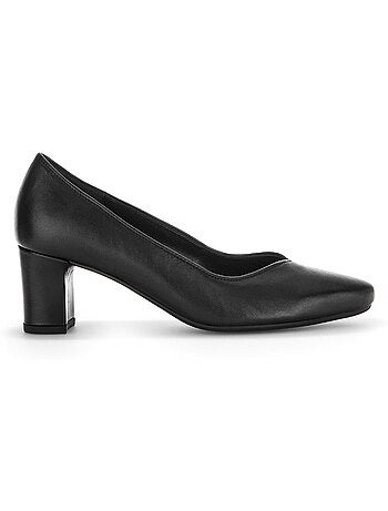 Escarpins en cuir lisse