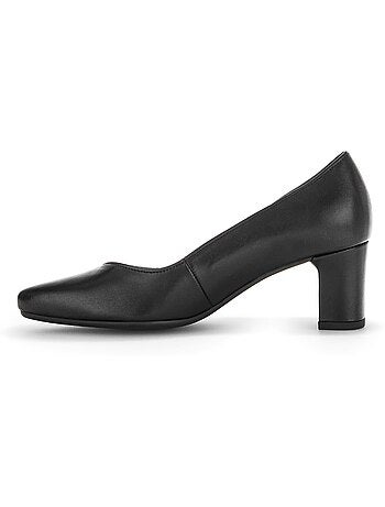 Escarpins en cuir lisse