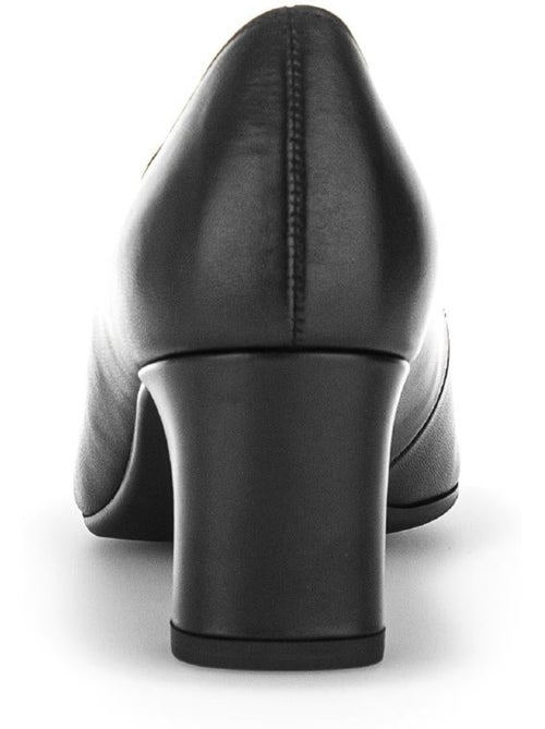 Escarpins  en cuir lisse - Kiabi