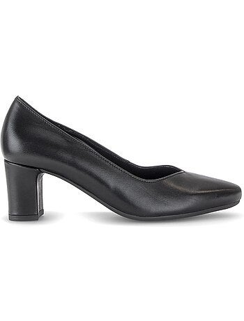 Escarpins en cuir lisse