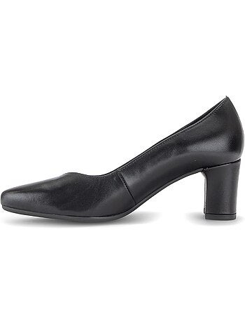 Escarpins en cuir lisse