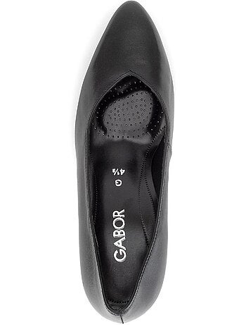Escarpins en cuir lisse