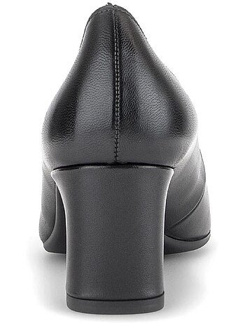 Escarpins en cuir lisse