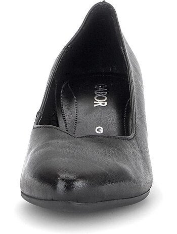 Escarpins en cuir lisse