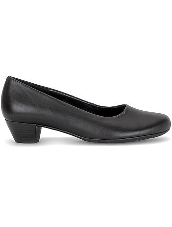 Escarpins en cuir lisse