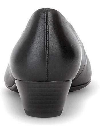 Escarpins en cuir lisse
