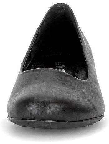 Escarpins en cuir lisse