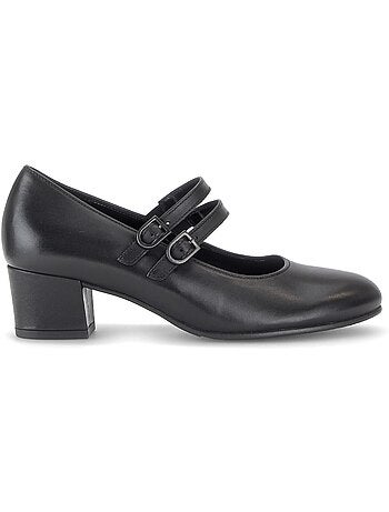 Escarpins en cuir lisse