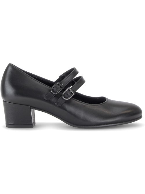 Escarpins  en cuir lisse - Kiabi