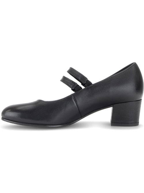 Escarpins  en cuir lisse - Kiabi