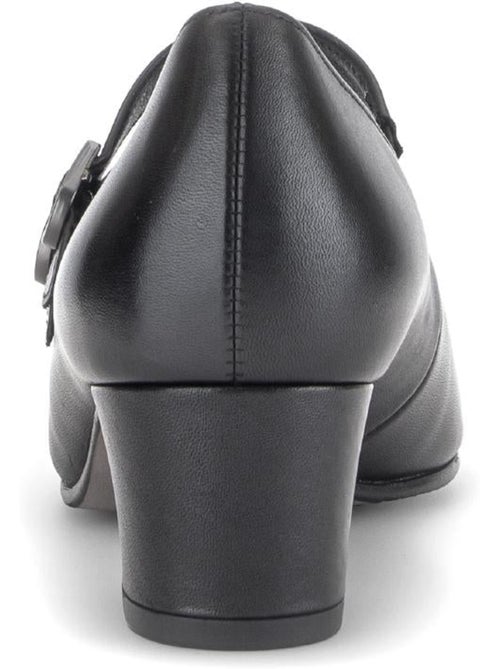 Escarpins  en cuir lisse - Kiabi