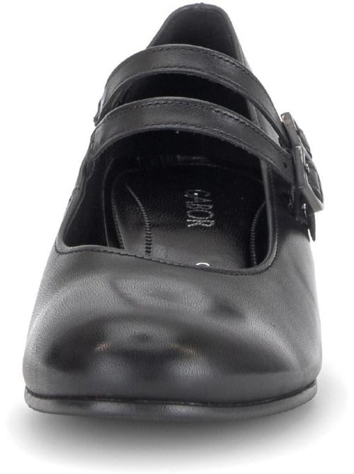 Escarpins  en cuir lisse - Kiabi