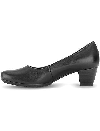 Escarpins en cuir lisse
