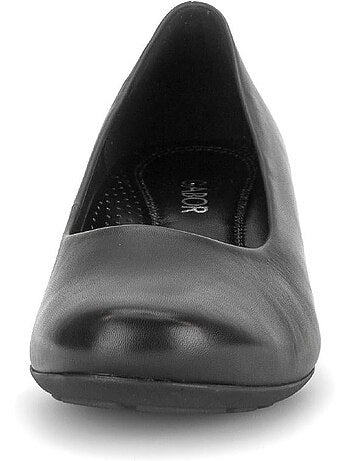 Escarpins en cuir lisse