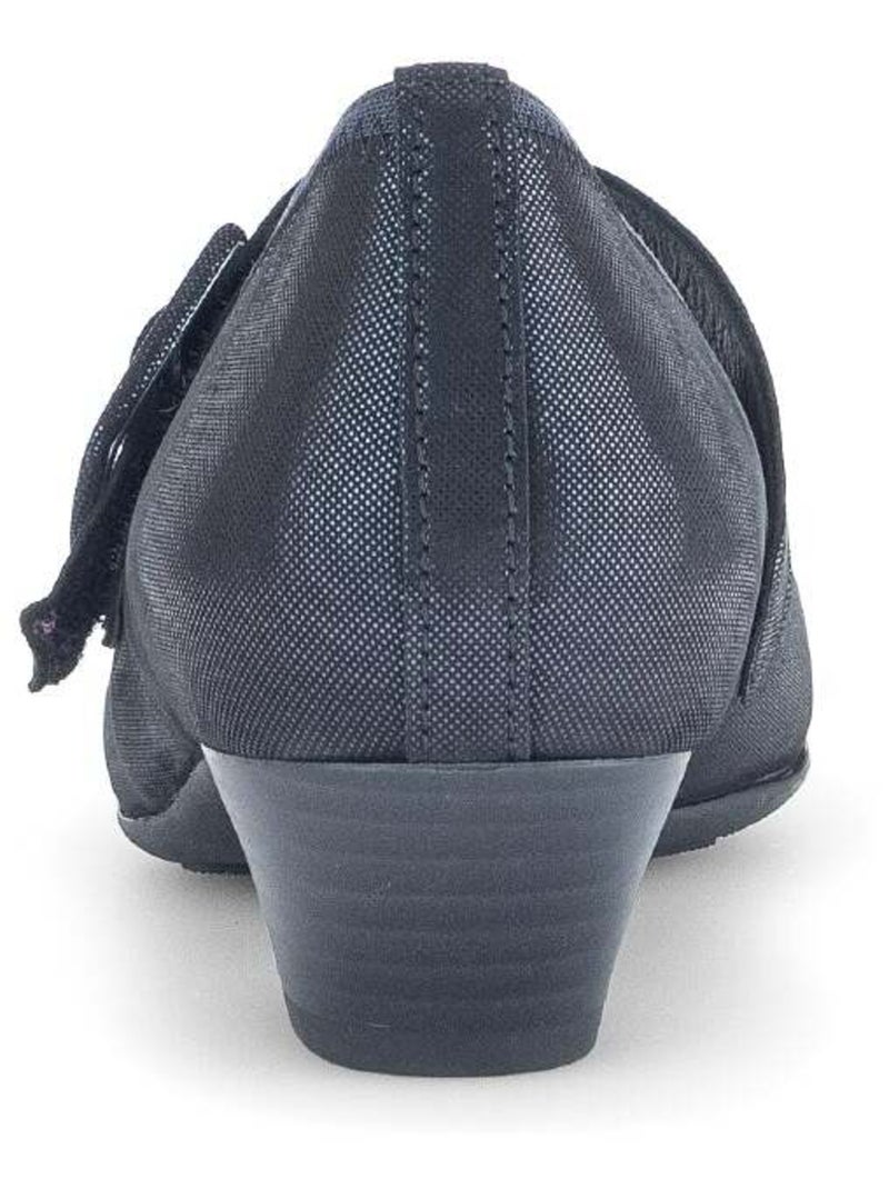 Escarpins  en cuir métalisé Gabor Bleu marine - Kiabi