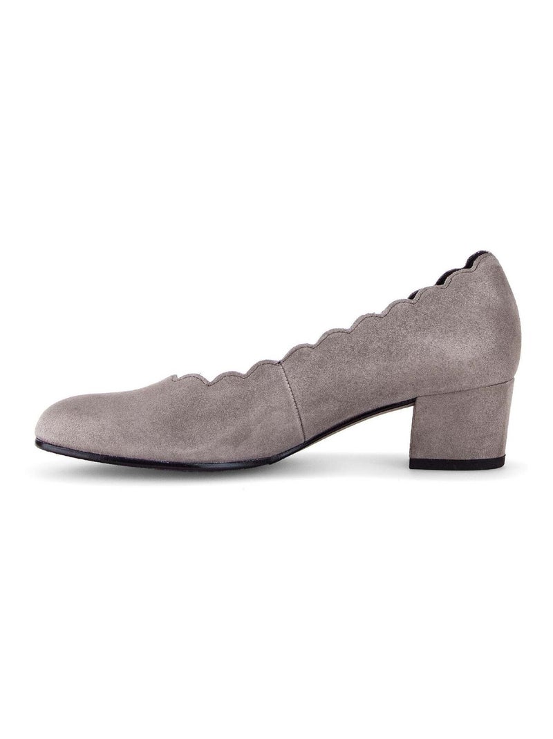 Escarpins  en cuir métalisé Gabor Marron - Kiabi