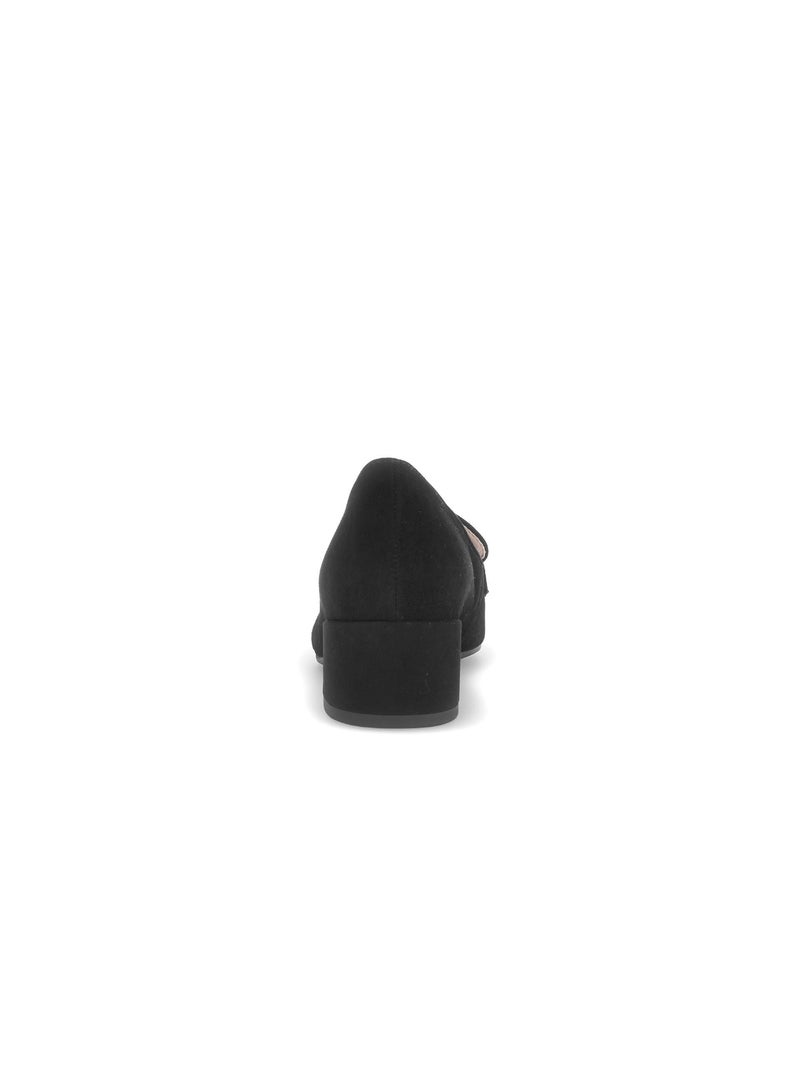 Escarpins  en cuir Noir - Kiabi