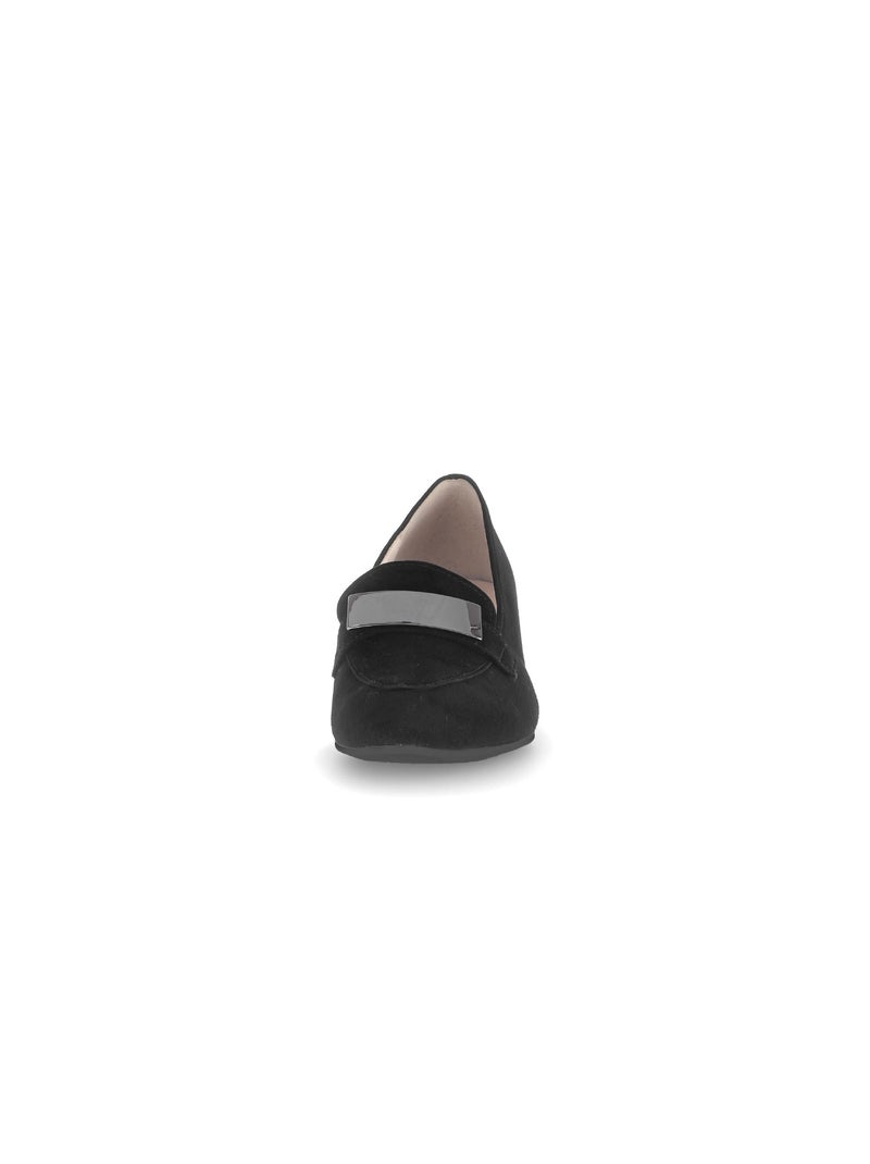 Escarpins  en cuir Noir - Kiabi