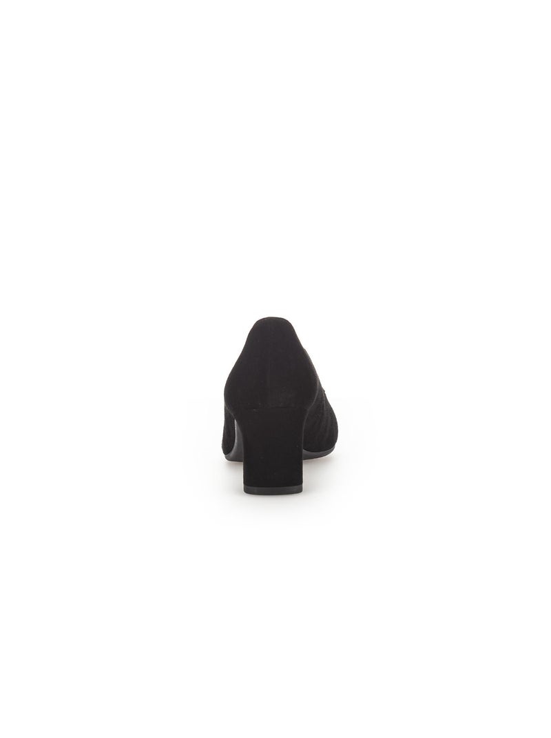 Escarpins  en cuir Noir - Kiabi