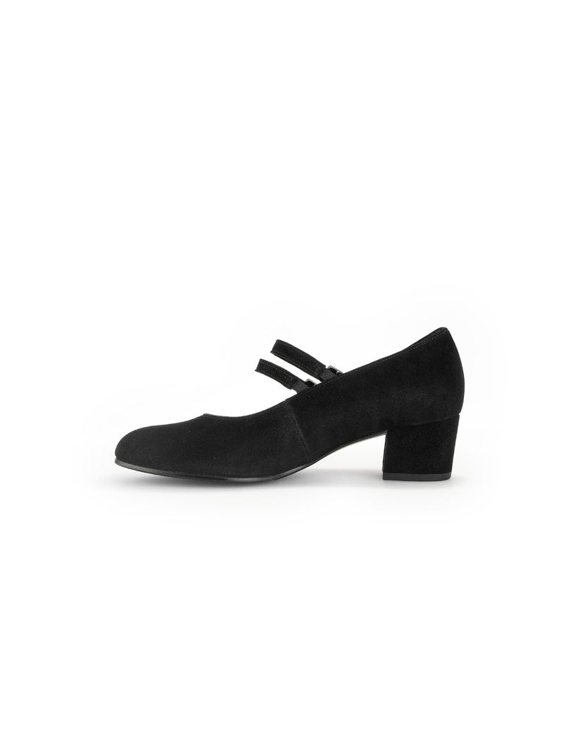 Escarpins  en cuir Noir - Kiabi