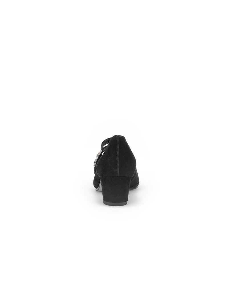 Escarpins  en cuir Noir - Kiabi