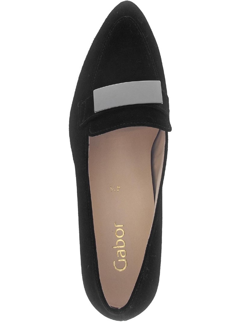 Escarpins  en cuir Noir Noir - Kiabi