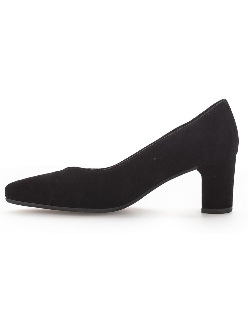 Escarpins  en cuir Noir Noir - Kiabi
